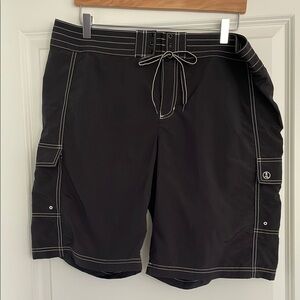 Lands' End Black Board Shorts
